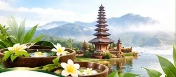 Pura di tepi danau Bali